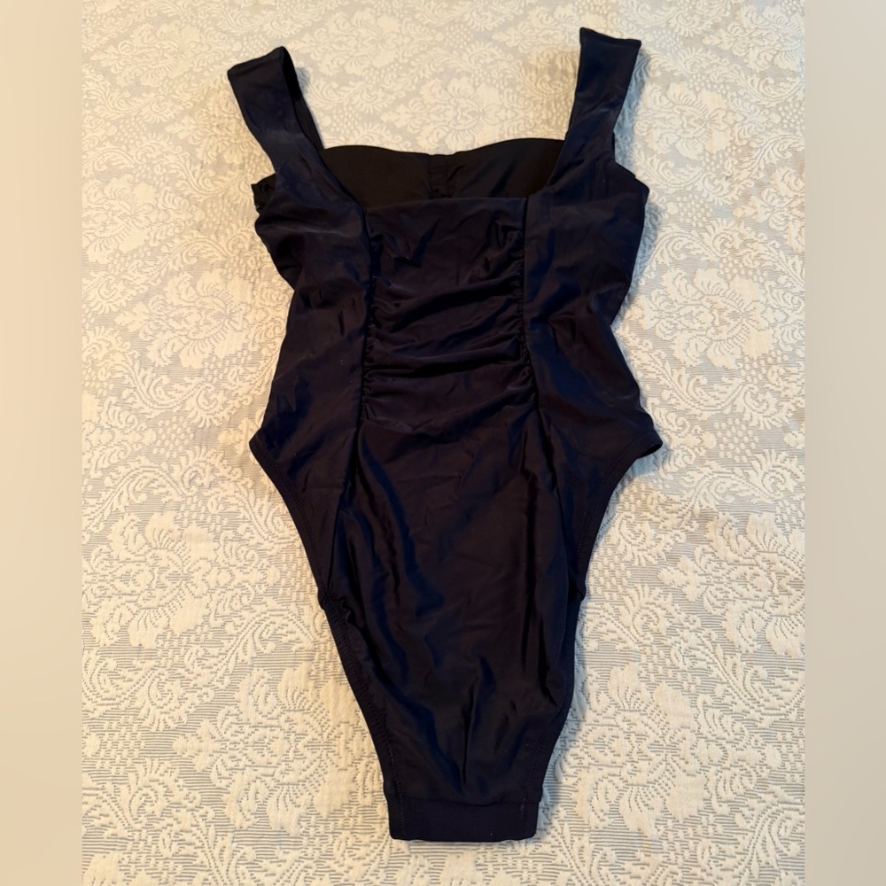 New With Tags J Crew Navy One Piece Swimsuit Size 4